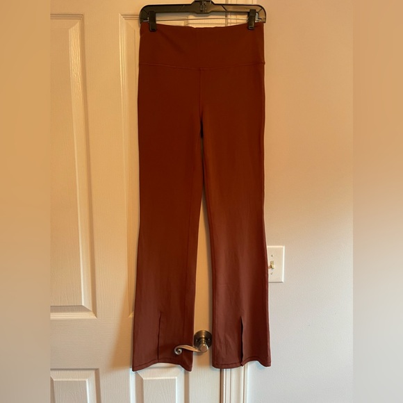 Athleta Ancient Mahogany Brown Elation Split Flare Pant - Picture 3 of 12